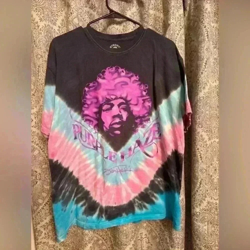 Jimmie Hendrix Colorful T-Shirt Woman’s Size Large